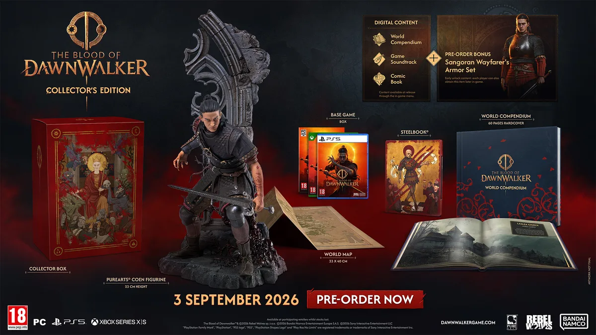 Collector’s Edition with the Coen figurine, map and hardcover compendium