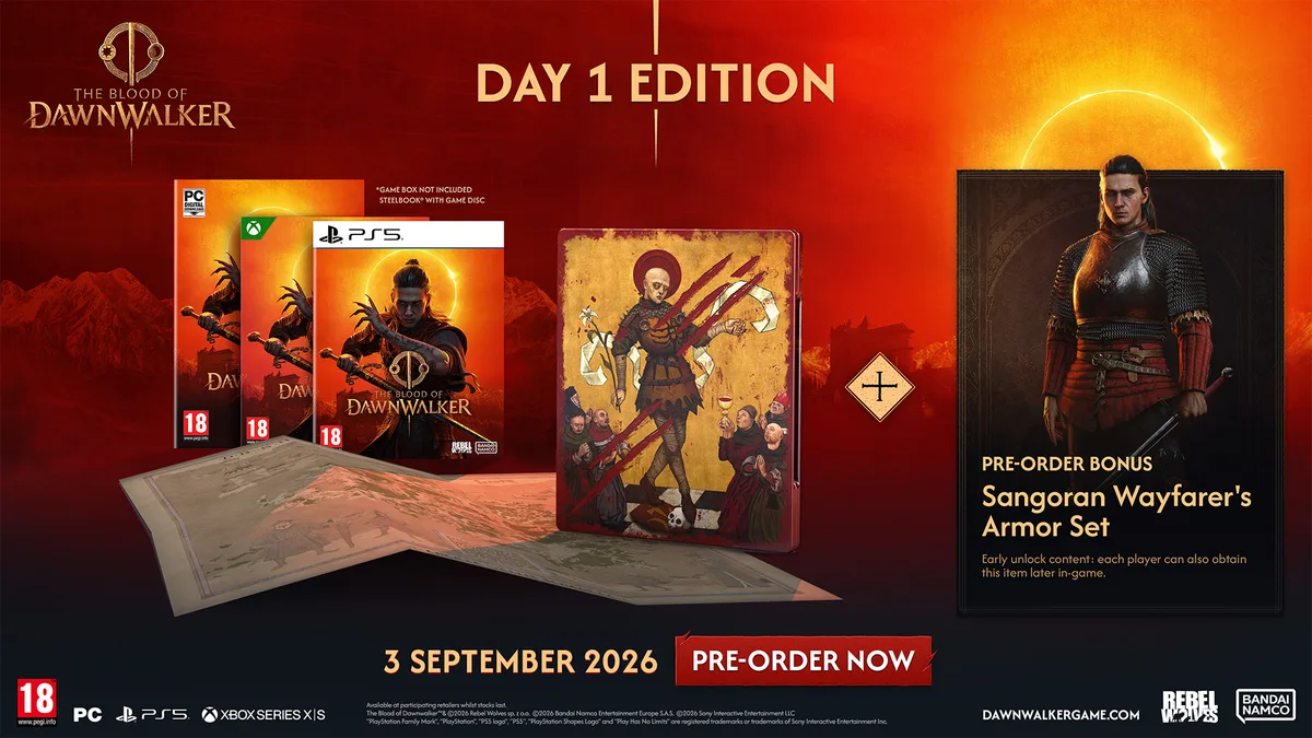Day One Edition game, Steelbook and printed world map